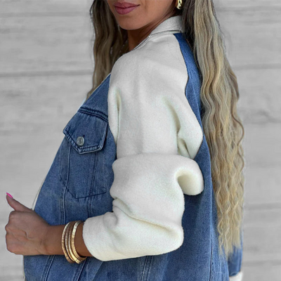 Felicia™ | Unik denimjakke med vintage vri