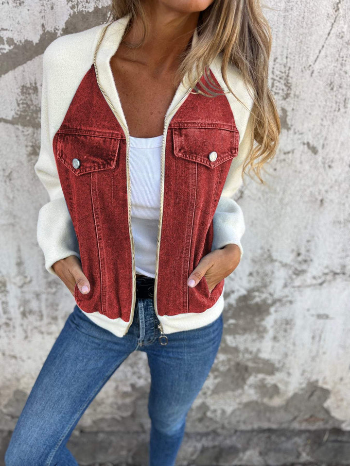 Felicia™ | Unik denimjakke med vintage vri