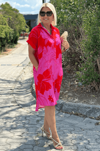 Naomi – Kjole med blomsterprint